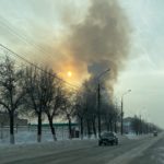 «Русь» в огне. Тушить пожар на ульяновской трикотажной фабрике будут еще сутки