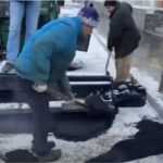 Пинковщина возвращается. В Ульяновске приступили к укладке наноасфальта