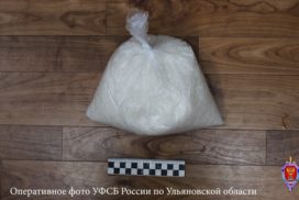 Ульяновские чекисты задержали наркокурьер с 10 тыс. доз мефедрона. Видео задержания